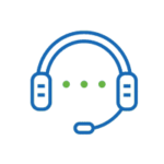 Icon of a Headset.